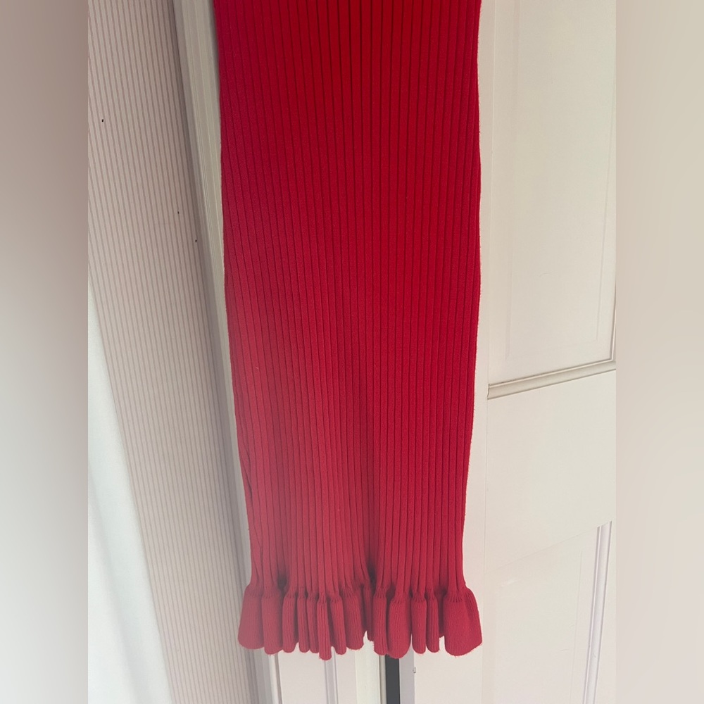 John + Jenn Vibrant Red Midi Dress - Picture 3 of 6